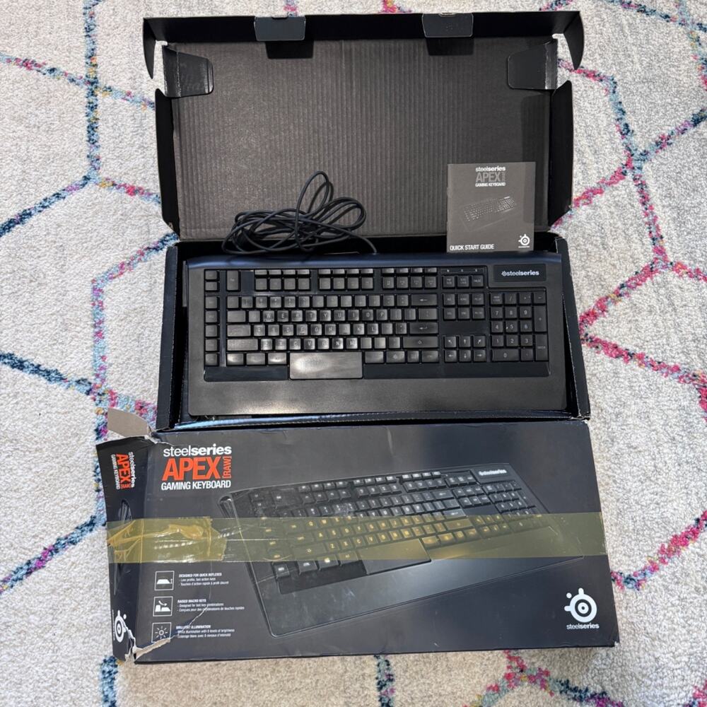 SteelSeries Apex RAW 64121 Wired Keyboard Gaming Keyboard104 Keys - USB - PC/Mac